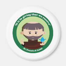 St. Francis of Assisi Refrigerator Magnets