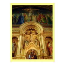 St Francis of Assisi Statue Postcard