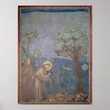 St. Francis Preaching to the Birds, 1297-99 Print