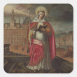 St. Genevieve Square Stickers