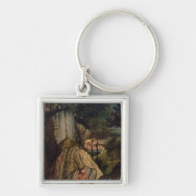 St. Jerome Meditating in the Desert, 1506 Keychains