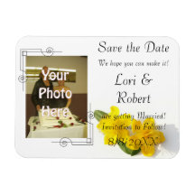 St. John's Wort - Hypericum Photo Save the Date! Rectangle Magnet