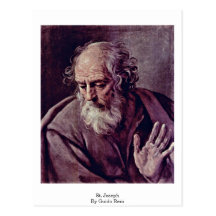 St. Joseph By Guido Reni Postcards