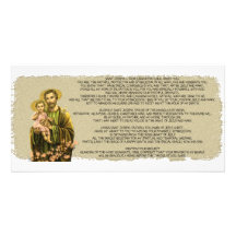 St Joseph Novena Photo Card
