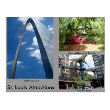 St. Louis Attractions Postcards
