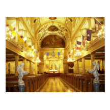 St. Louis Cathedral (interior), New Orleans, LA Postcards