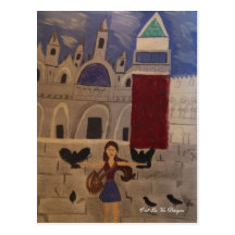 St. Marks Square Venice Post Card