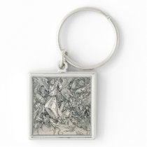 St. Michael Battling with the Dragon keychains