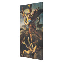 St. Michael Overwhelming the Demon, 1518 Gallery Wrapped Canvas
