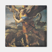 St. Michael Overwhelming the Demon, 1518 Magnets