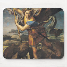 St. Michael Overwhelming the Demon, 1518 Mouse Pads