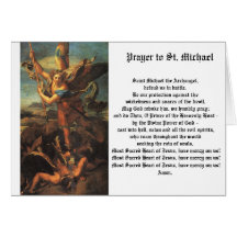 St. Michael the Archangel Card