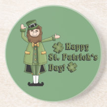St Patrick Wishes You A Happy St Pats Day Coasters