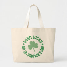 St. Patrick's Day Birthday Canvas Bag