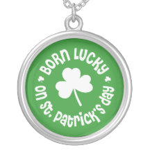 St. Patrick's Day Birthday Custom Necklace
