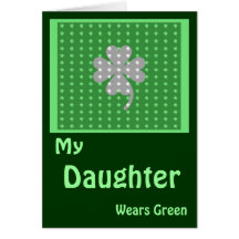 St. Patrick's Day Daughter Cards