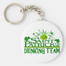 St Patricks Day Drinking Team. Irish Celebrations. Key Chains