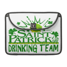 St Patricks Day Drinking Team. Irish Celebrations. Sleeve For MacBook Pro