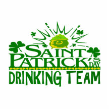 St Patricks Day Drinking Team. Irish Celebrations. Cut Outs