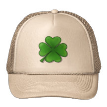 St. Patrick's Day, Four Leaf Clover Trucker Hat