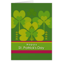 St. Patrick's Day Greetings Greeting Card