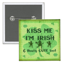 St. Patrick's Day Irish Button