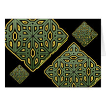 St. Patrick's Day Irish knotwork Shamrock Card