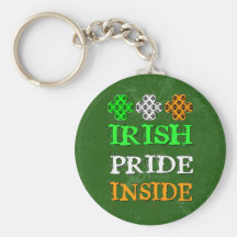 St. Patrick's Day Irish Pride Inside Key Chain