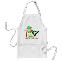 St Patrick's Day Leprechaun Gold Aprons