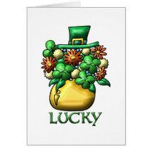 St. Patrick's Day Luck Greeting Card