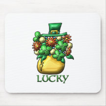 St. Patrick's Day Luck Mouse Pad