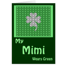 St. Patrick's Day Mimi Greeting Cards