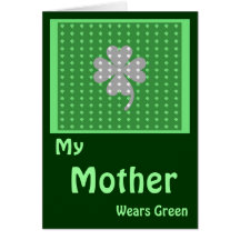 St. Patrick's Day Mother Greeting Cards