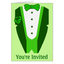 St. Patrick's Day party invitation Greeting Cards