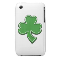 St. Patrick's day shamrock iPhone3g casemate cases