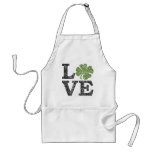 St Patrick's Day with Love Shamrock Apron
