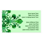 St. Patrick's Fleur de lis Business Card Templates