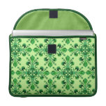 St. Patrick's Lucky Fleur de lis Macbook case Sleeves For MacBooks