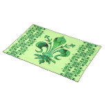 St. Patrick's Lucky Fleur de lis Placemats 2