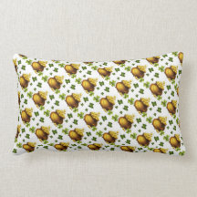 St Pattys Day Gold American MoJo Pillow