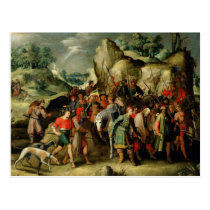 St. Paul Led to Damascus After his Conversion postcards