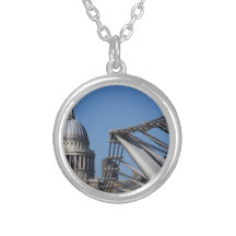 St Pauls Cathedral And The Millenium Bridge Jewelry