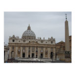 St. Peters Basilica and Square in Vatican City Postcard