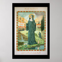St. Scholastica and Benedict Posters