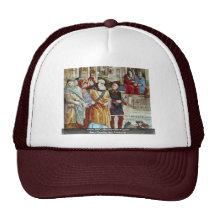 St. Thomas Aquinas And The Heretics Detail Trucker Hat