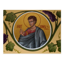 St. Thomas the Apostle Prayer Card Postcards