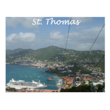 St Thomas View Postcard