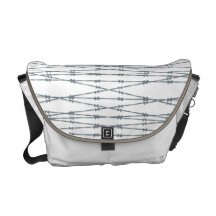Stacheldraht barbed wire kuriertaschen