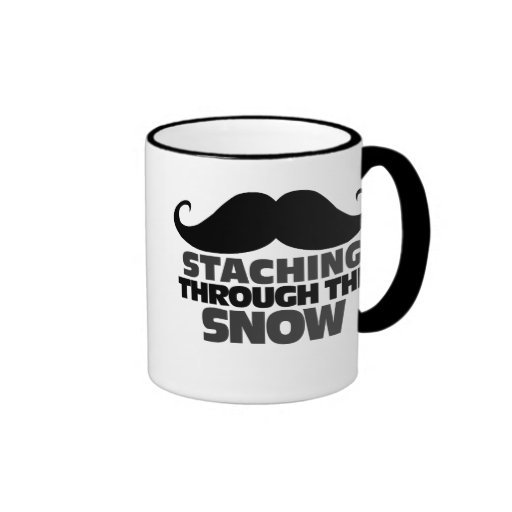 Staching through the Snow Coffee Mugs