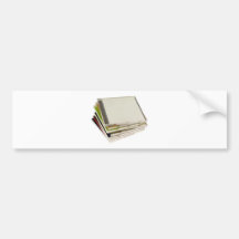 Stack of CD casings Bumper Stickers
